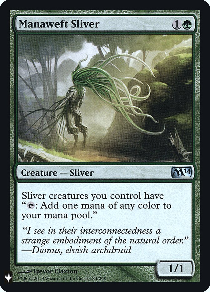 Manaweft Sliver [Mystery Booster] | Galactic Gamez