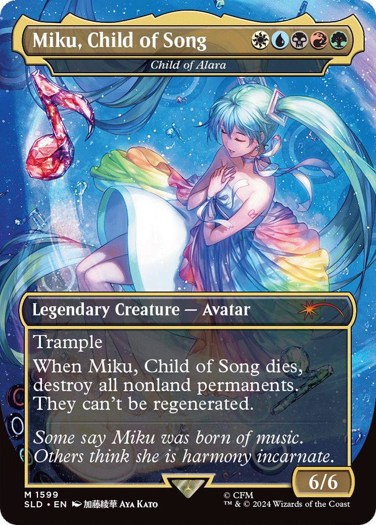 Miku, Child of Song - Child of Alara [Secret Lair Drop Series] | Galactic Gamez