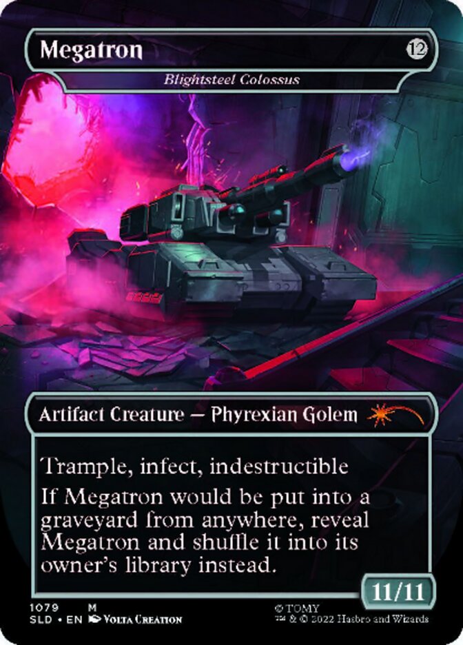 Blightsteel Colossus - Megatron (Borderless) [Secret Lair Drop Series] | Galactic Gamez