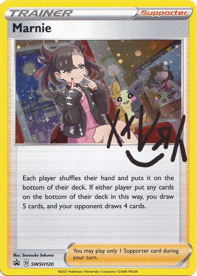 Marnie (SWSH120) [Sword & Shield: Black Star Promos] | Galactic Gamez