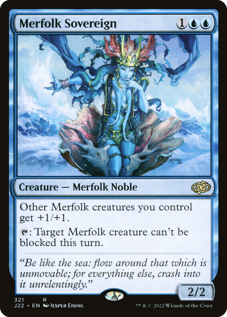 Merfolk Sovereign [Jumpstart 2022] | Galactic Gamez