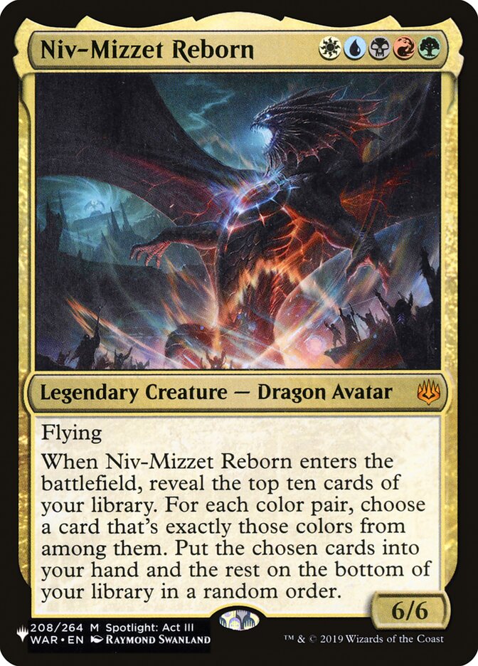 Niv-Mizzet Reborn [The List] | Galactic Gamez