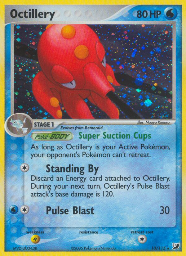 Octillery (10/115) [EX: Unseen Forces] | Galactic Gamez