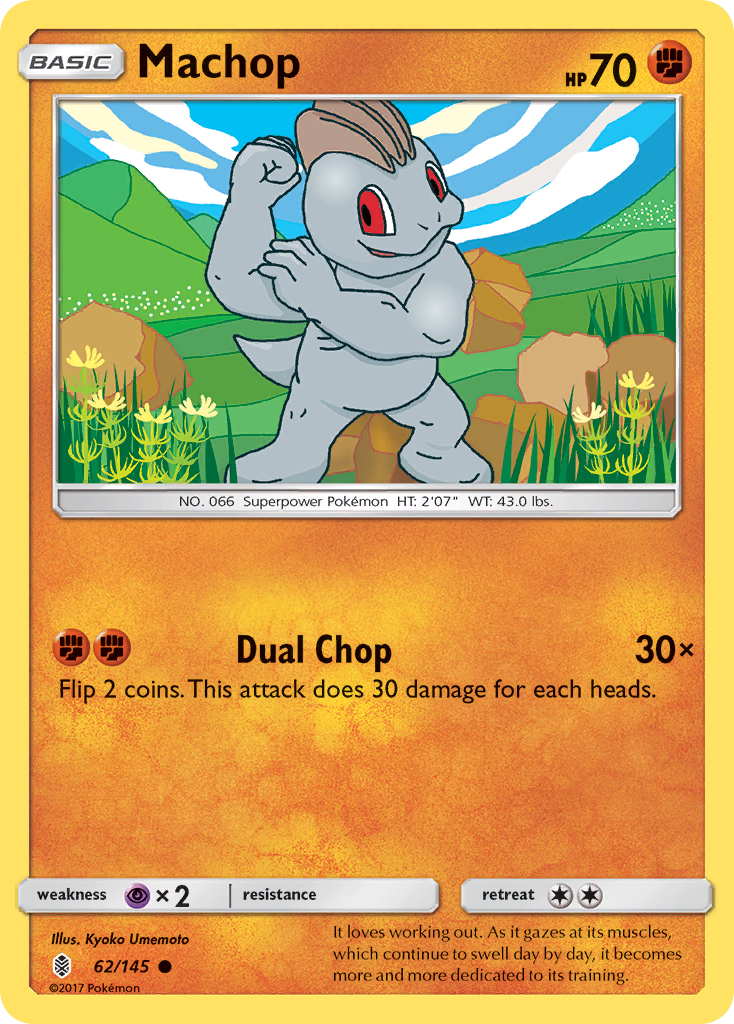 Machop (62/145) [Sun & Moon: Guardians Rising] | Galactic Gamez