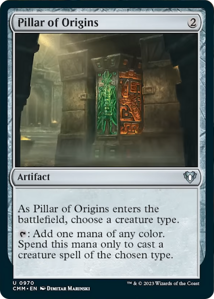 Pillar of Origins [Commander Masters] | Galactic Gamez