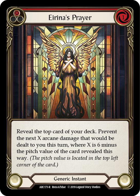 Eirina's Prayer (Red) [ARC173-R] (Arcane Rising)  1st Edition Normal | Galactic Gamez