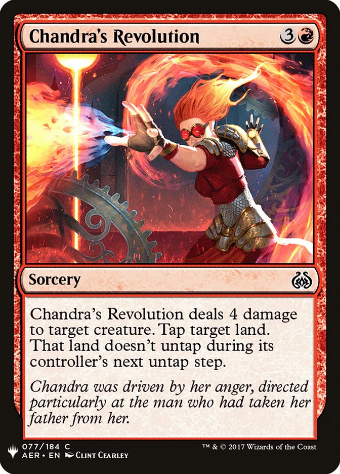 Chandra's Revolution [Mystery Booster] | Galactic Gamez