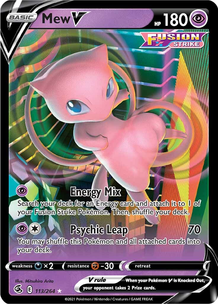 Mew V (113/264) [Sword & Shield: Fusion Strike] | Galactic Gamez