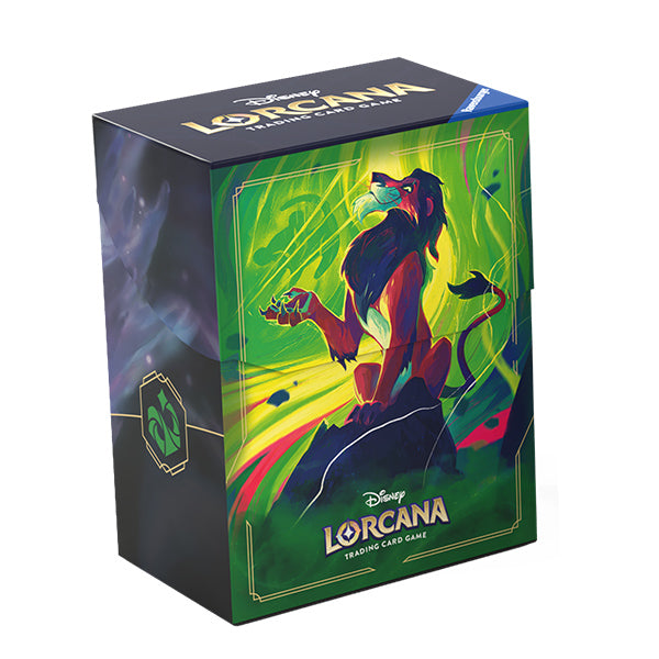 Disney Lorcana: Deck Box - Scar, Vengeful Lion | Galactic Gamez