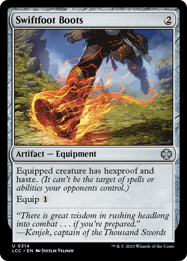 Swiftfoot Boots [The Lost Caverns of Ixalan Commander] | Galactic Gamez