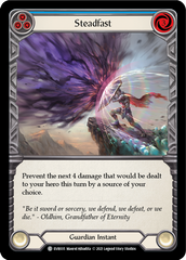 Steadfast (Blue) [EVR035] (Everfest)  1st Edition Rainbow Foil | Galactic Gamez