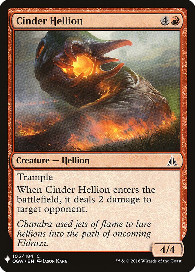 Cinder Hellion [Mystery Booster] | Galactic Gamez