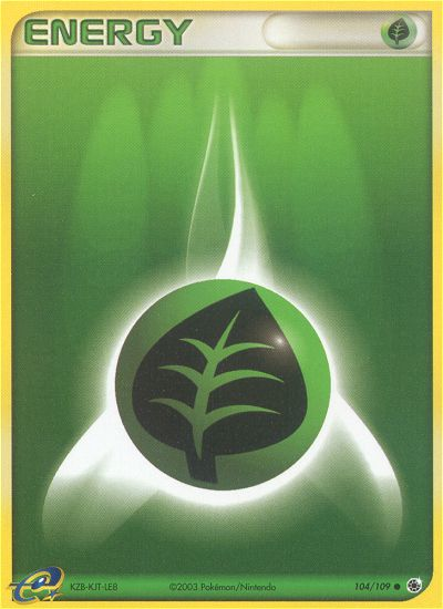 Grass Energy (104/109) [EX: Ruby & Sapphire] | Galactic Gamez