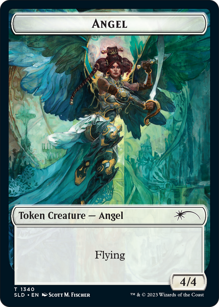 Angel // Spirit Double-Sided Token [Secret Lair Drop Series] | Galactic Gamez