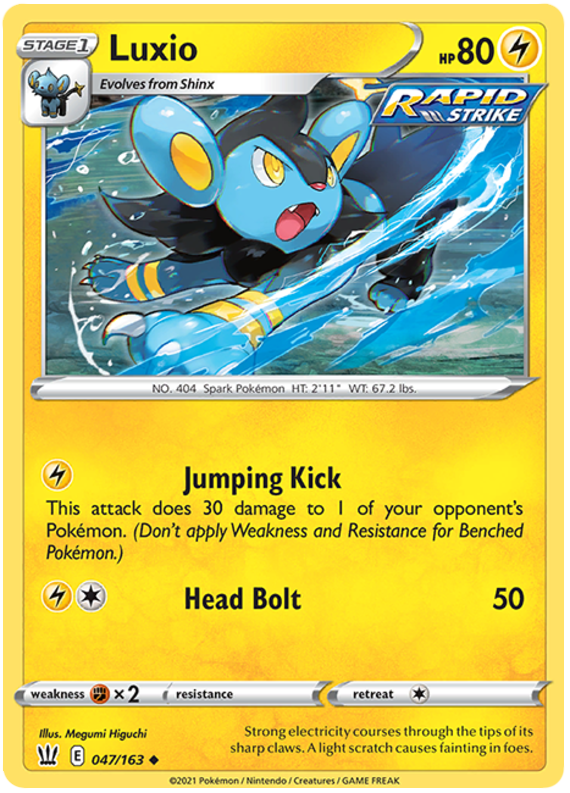 Luxio (047/163) [Sword & Shield: Battle Styles] | Galactic Gamez