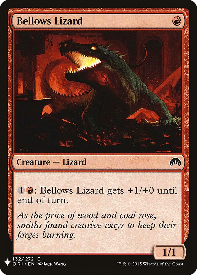 Bellows Lizard [Mystery Booster] | Galactic Gamez