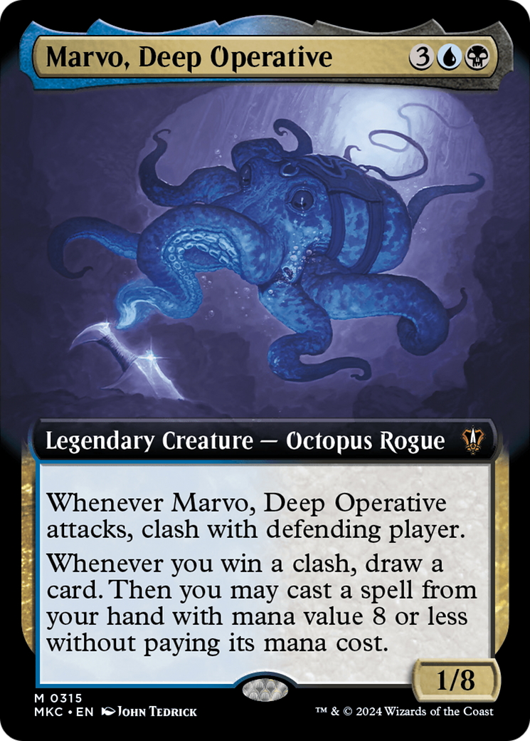 Marvo, Deep Operative (Extended Art) [Murders at Karlov Manor Commander] | Galactic Gamez