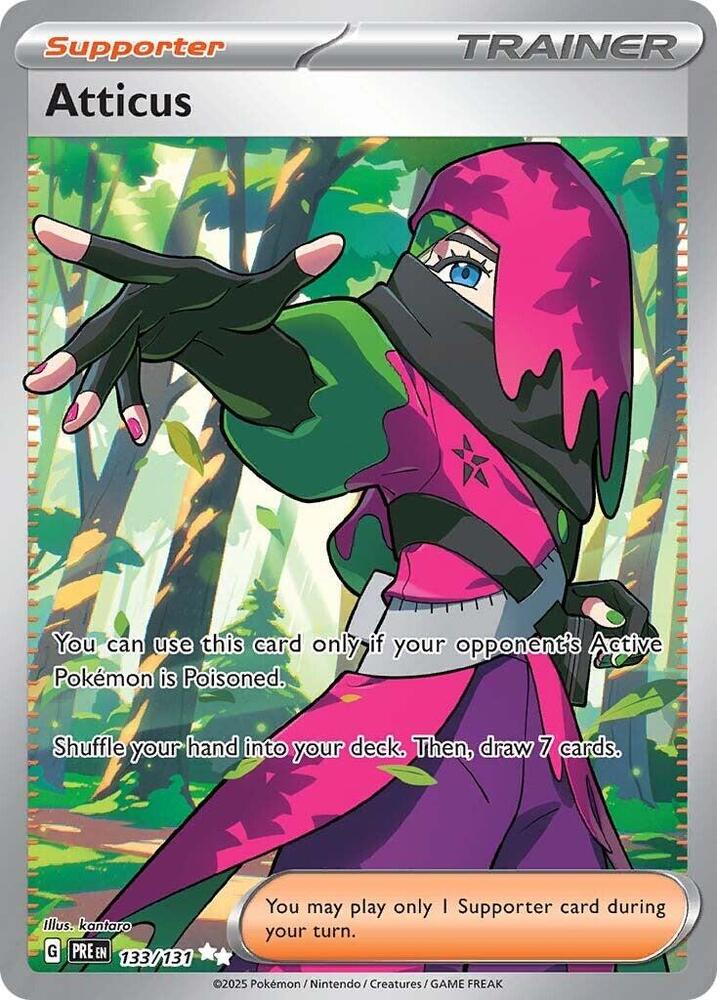 Atticus (133/131) [Scarlet & Violet: Prismatic Evolutions] | Galactic Gamez