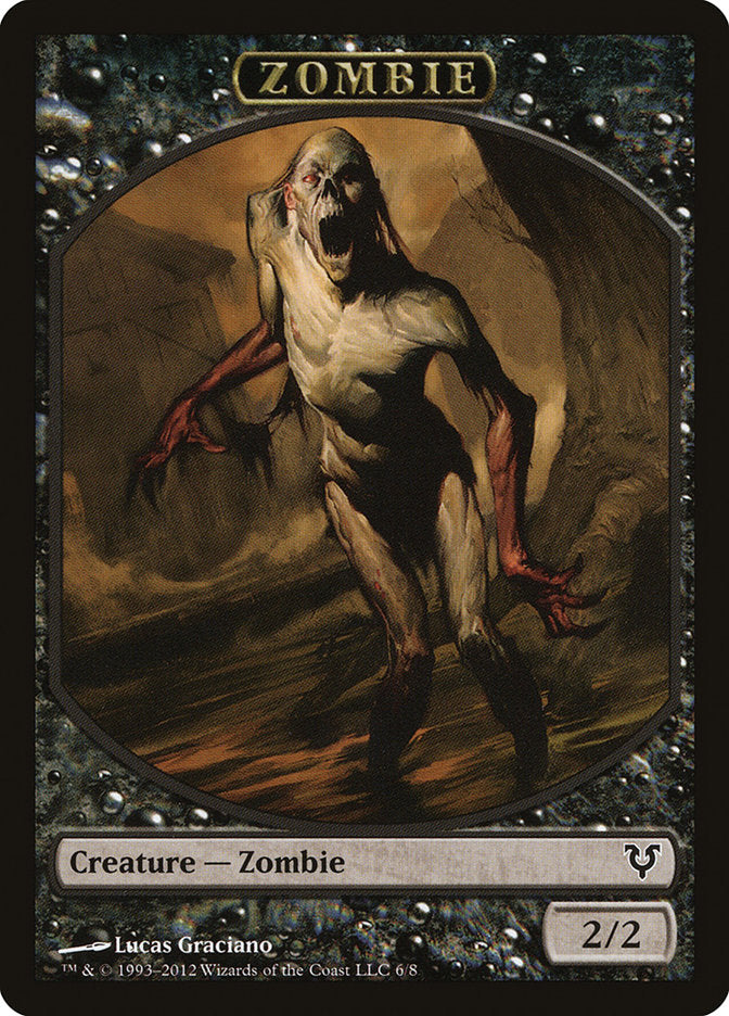 Zombie Token [Avacyn Restored Tokens] | Galactic Gamez