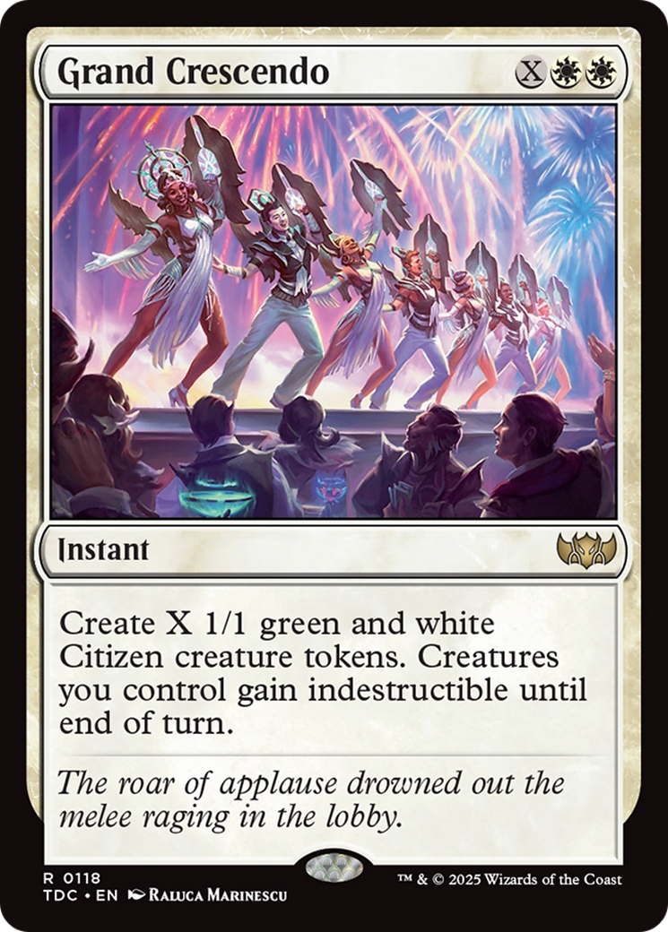 Grand Crescendo [Tarkir: Dragonstorm Commander] | Galactic Gamez