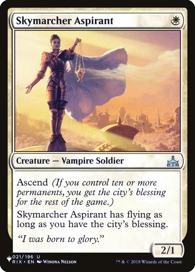 Skymarcher Aspirant [The List] | Galactic Gamez