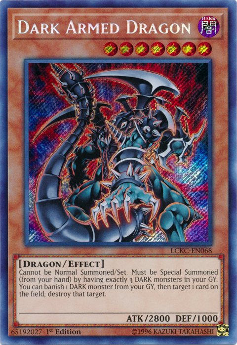 Dark Armed Dragon [LCKC-EN068] Secret Rare | Galactic Gamez