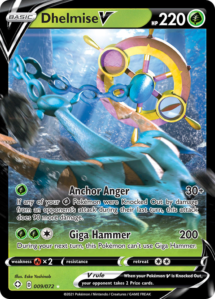 Dhelmise V (009/072) [Sword & Shield: Shining Fates] | Galactic Gamez