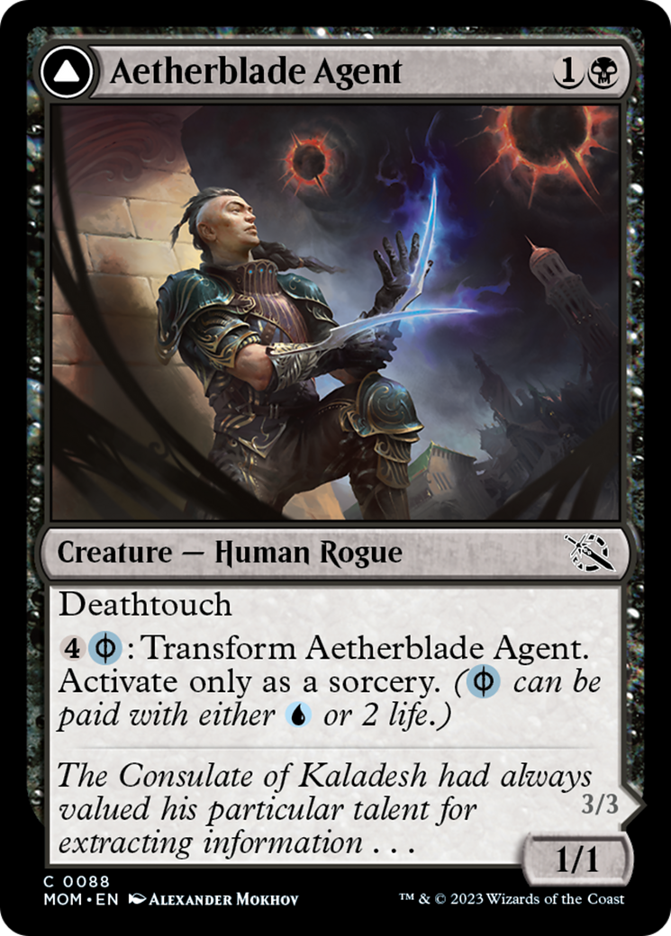 Aetherblade Agent // Gitaxian Mindstinger [March of the Machine] | Galactic Gamez