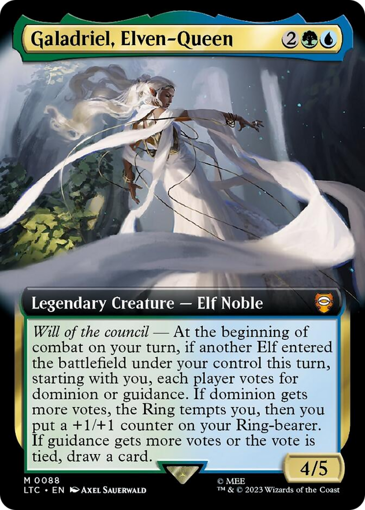 Galadriel, Elven-Queen (Extended Art) [The Lord of the Rings: Tales of Middle-Earth Commander] | Galactic Gamez