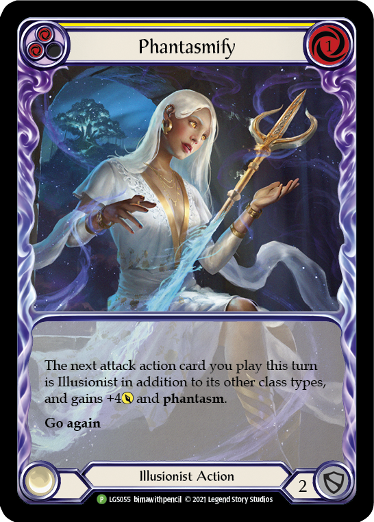 Phantasmify (Yellow) [LGS055] (Promo)  Rainbow Foil | Galactic Gamez