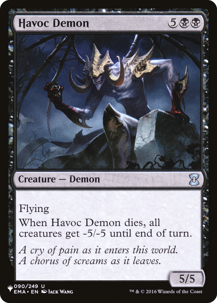 Havoc Demon [The List] | Galactic Gamez