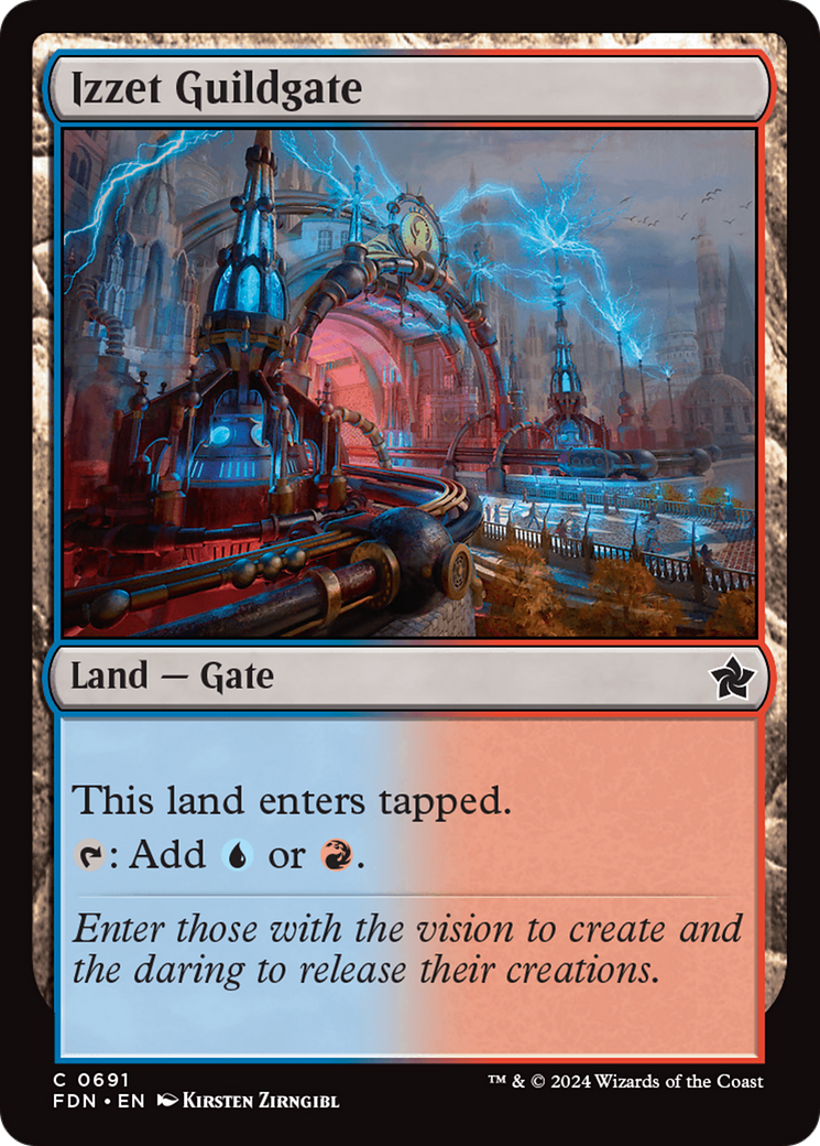 Izzet Guildgate [Foundations] | Galactic Gamez