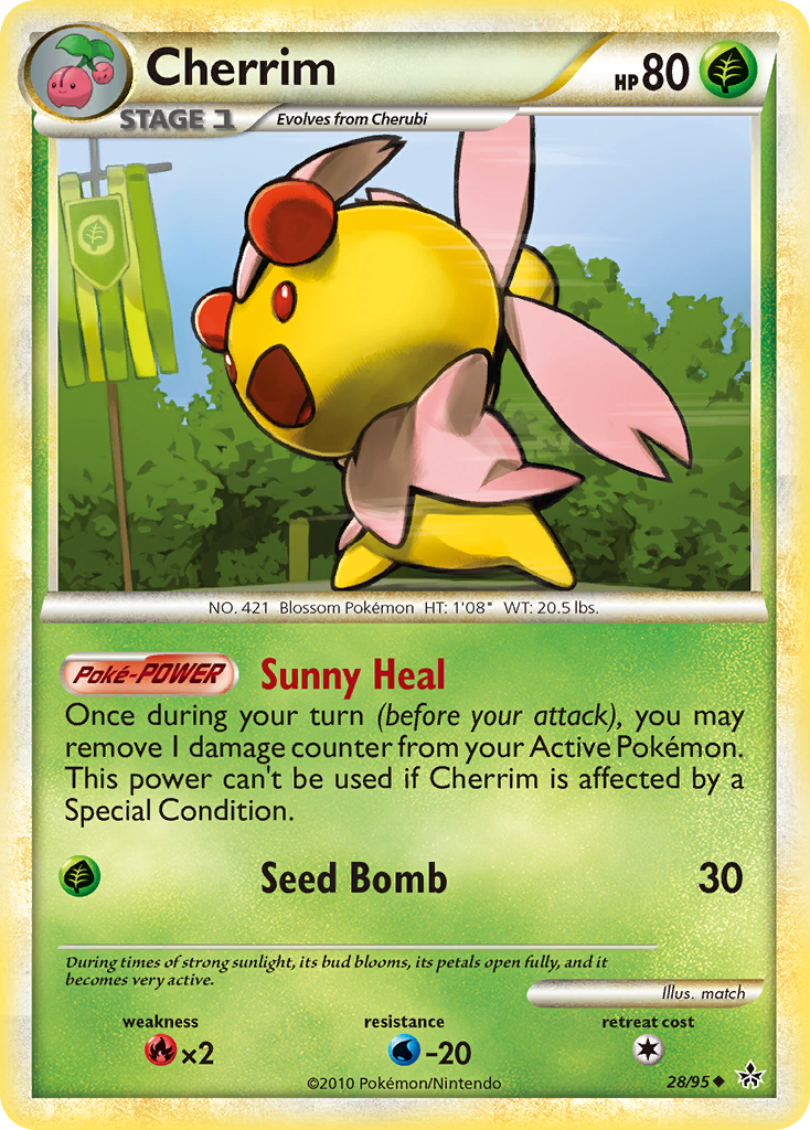 Cherrim (28/95) [HeartGold & SoulSilver: Unleashed] | Galactic Gamez