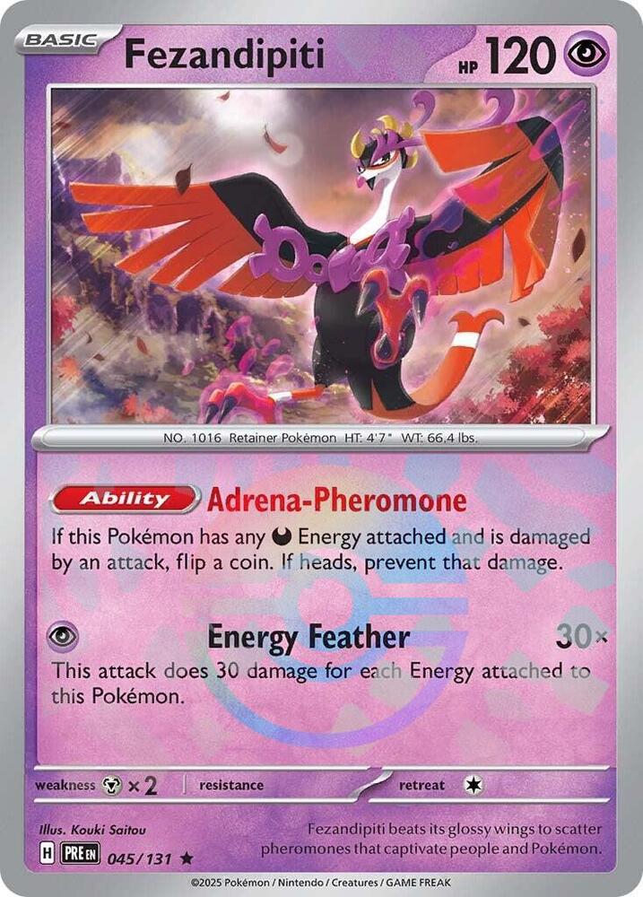 Fezandipiti (045/131) (Poke Ball Pattern) [Scarlet & Violet: Prismatic Evolutions] | Galactic Gamez