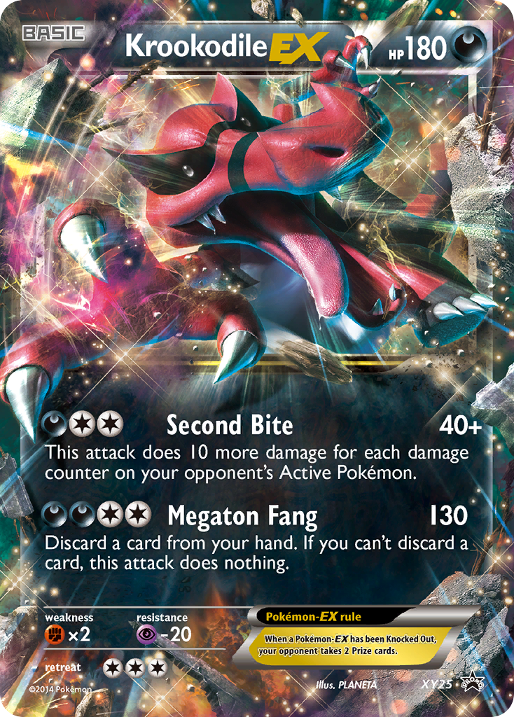 Krookodile EX (XY25) [XY: Black Star Promos] | Galactic Gamez