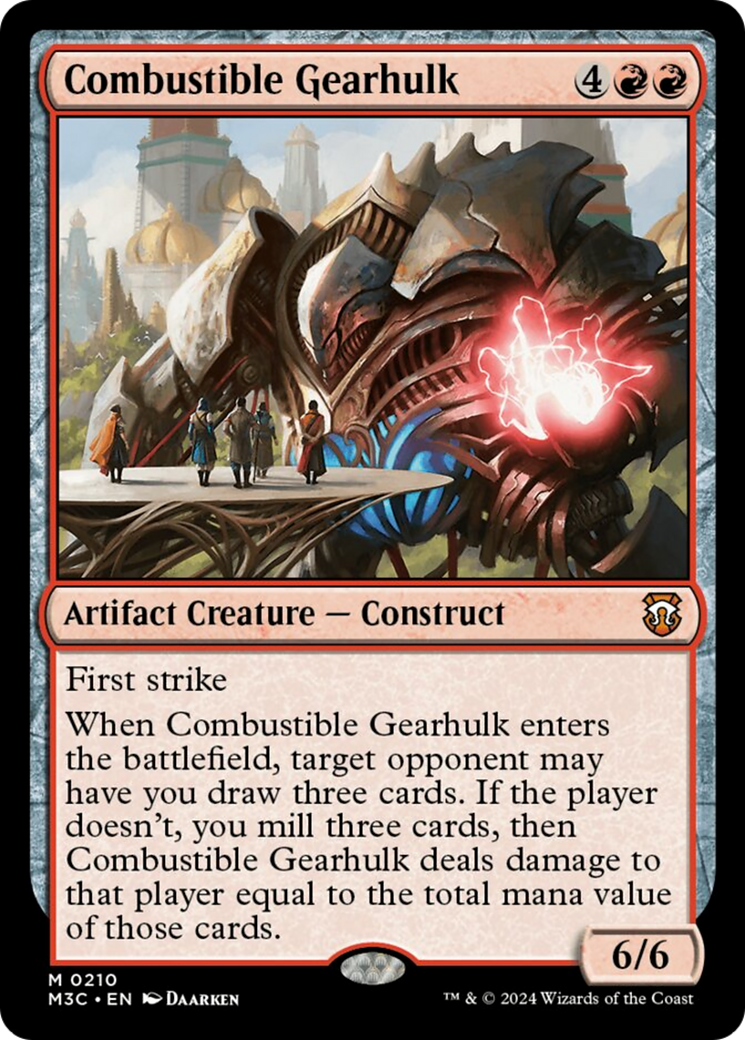 Combustible Gearhulk [Modern Horizons 3 Commander] | Galactic Gamez