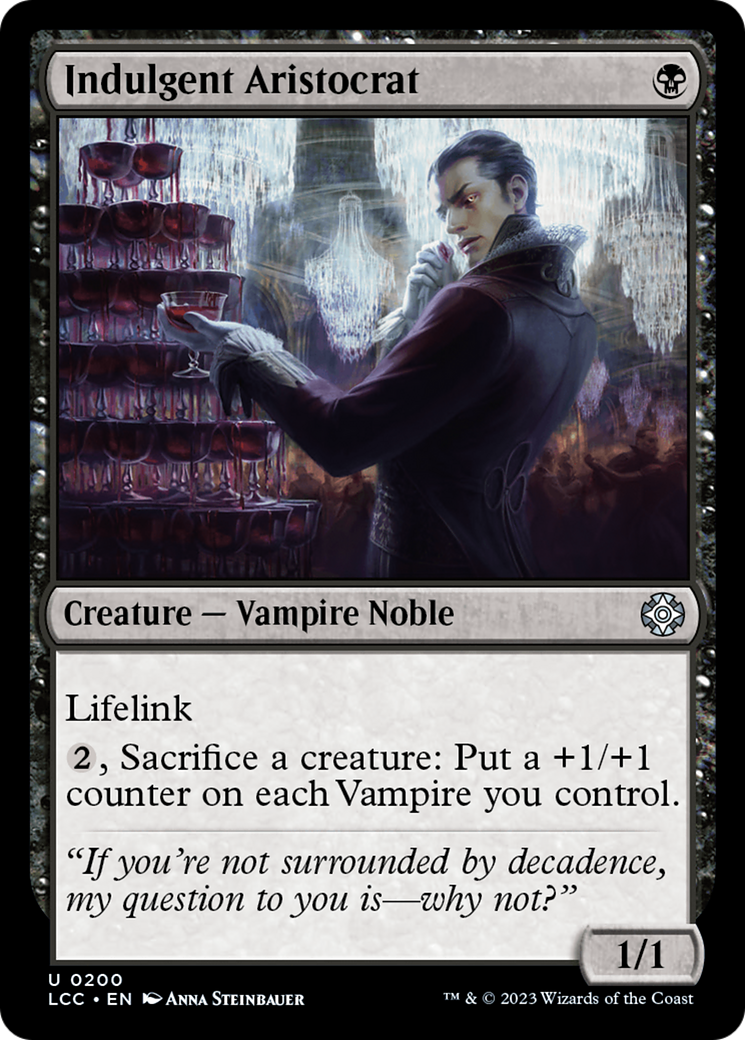Indulgent Aristocrat [The Lost Caverns of Ixalan Commander] | Galactic Gamez