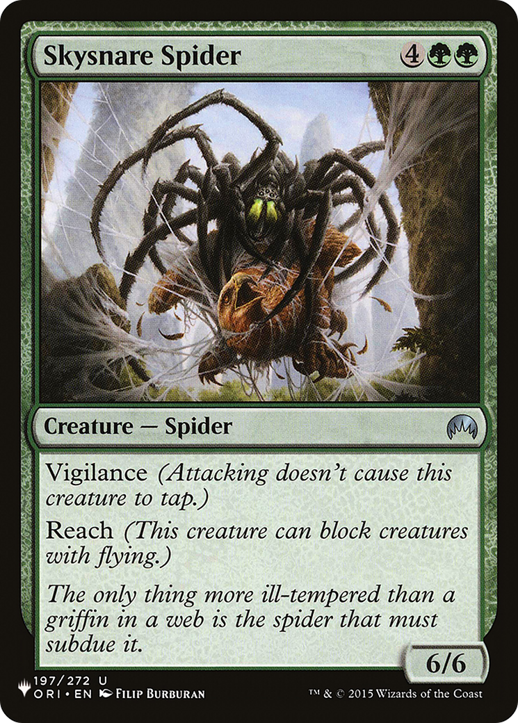 Skysnare Spider [The List Reprints] | Galactic Gamez