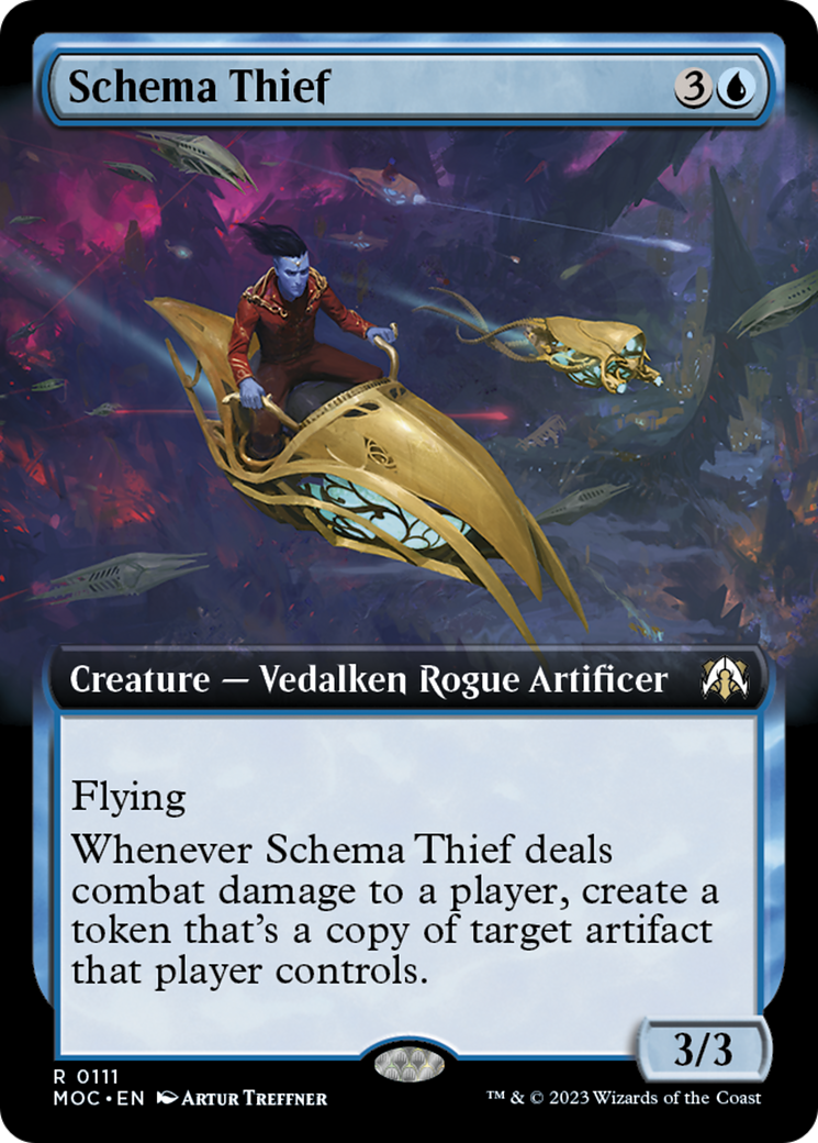 Schema Thief (Extended Art) [March of the Machine Commander] | Galactic Gamez