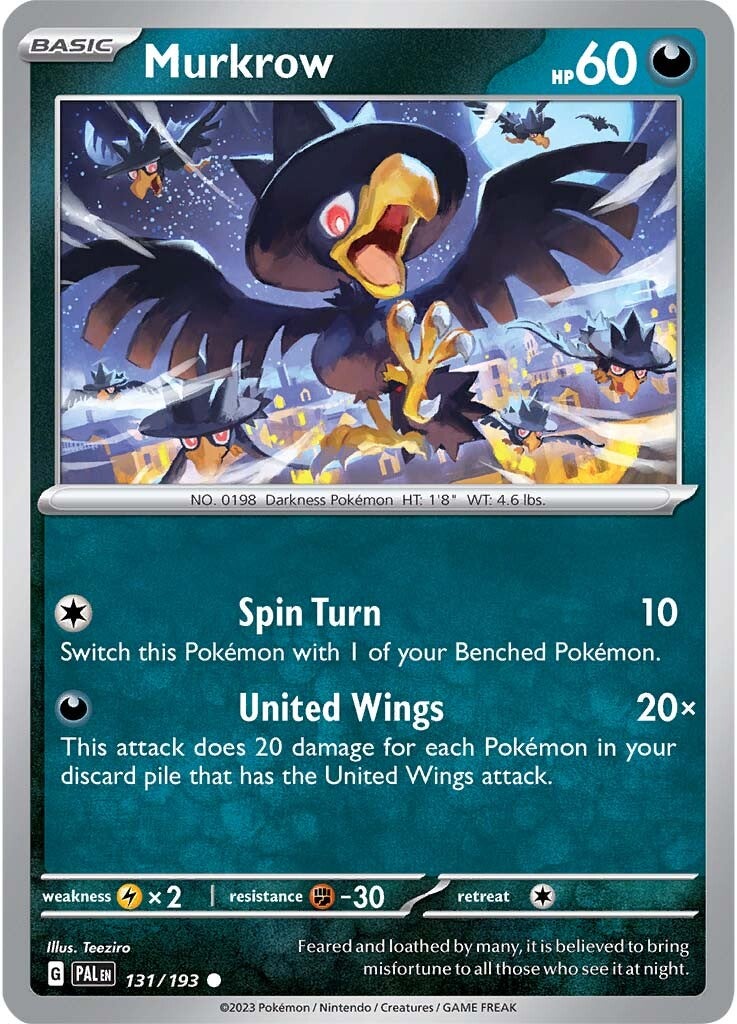 Murkrow (131/193) [Scarlet & Violet: Paldea Evolved] | Galactic Gamez