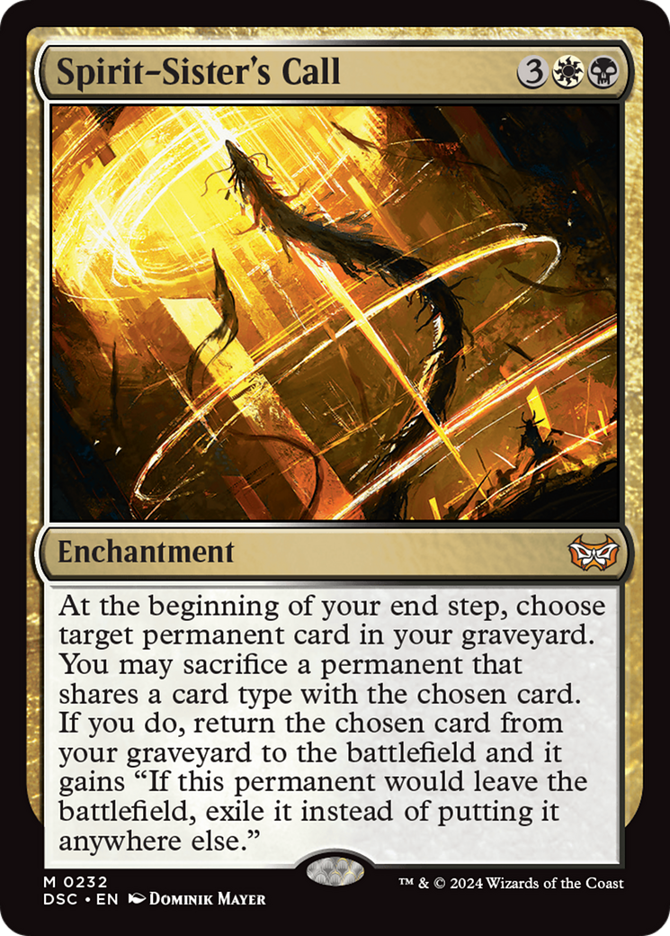 Spirit-Sister's Call [Duskmourn: House of Horror Commander] | Galactic Gamez
