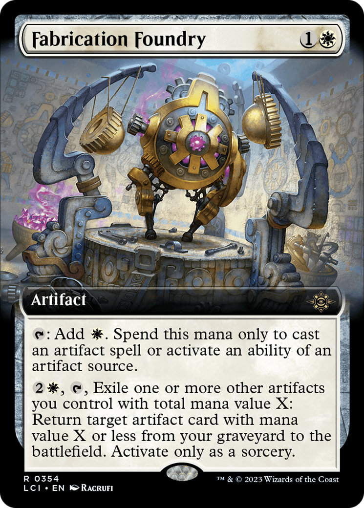 Fabrication Foundry (Extended Art) [The Lost Caverns of Ixalan] | Galactic Gamez