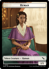 Detective // Human Double-Sided Token [Murders at Karlov Manor Tokens] | Galactic Gamez