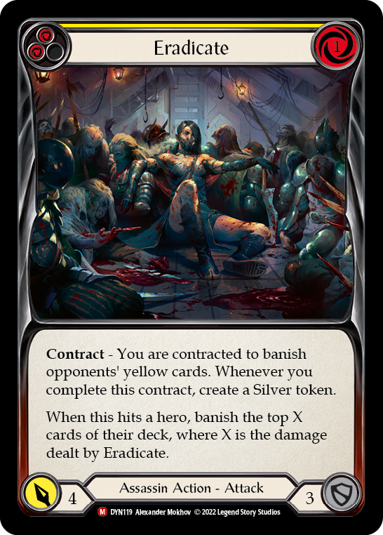 Eradicate [DYN119] (Dynasty)  Rainbow Foil | Galactic Gamez
