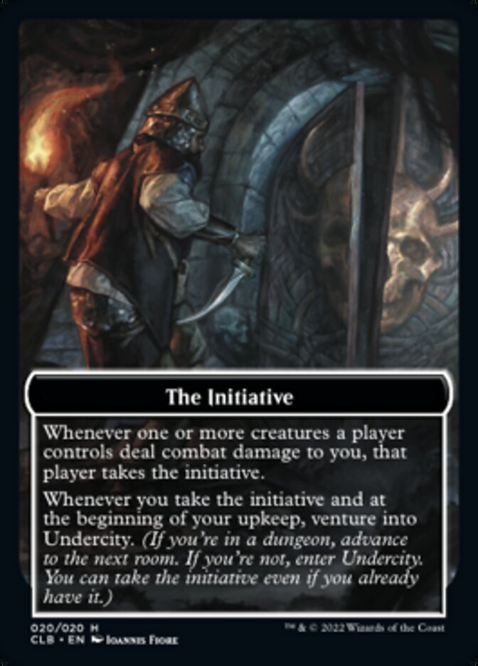 The Initiative // Undercity Double-Sided Token [Commander Legends: Battle for Baldur's Gate Tokens] | Galactic Gamez