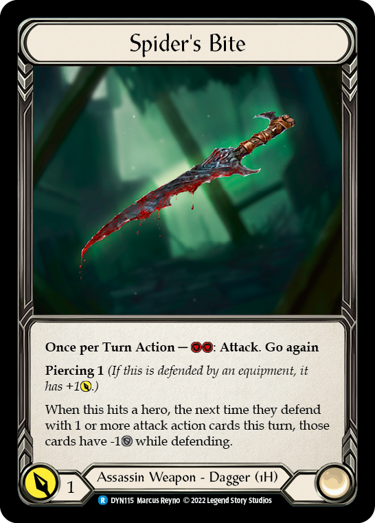 Spider's Bite [DYN115] (Dynasty)  Cold Foil | Galactic Gamez