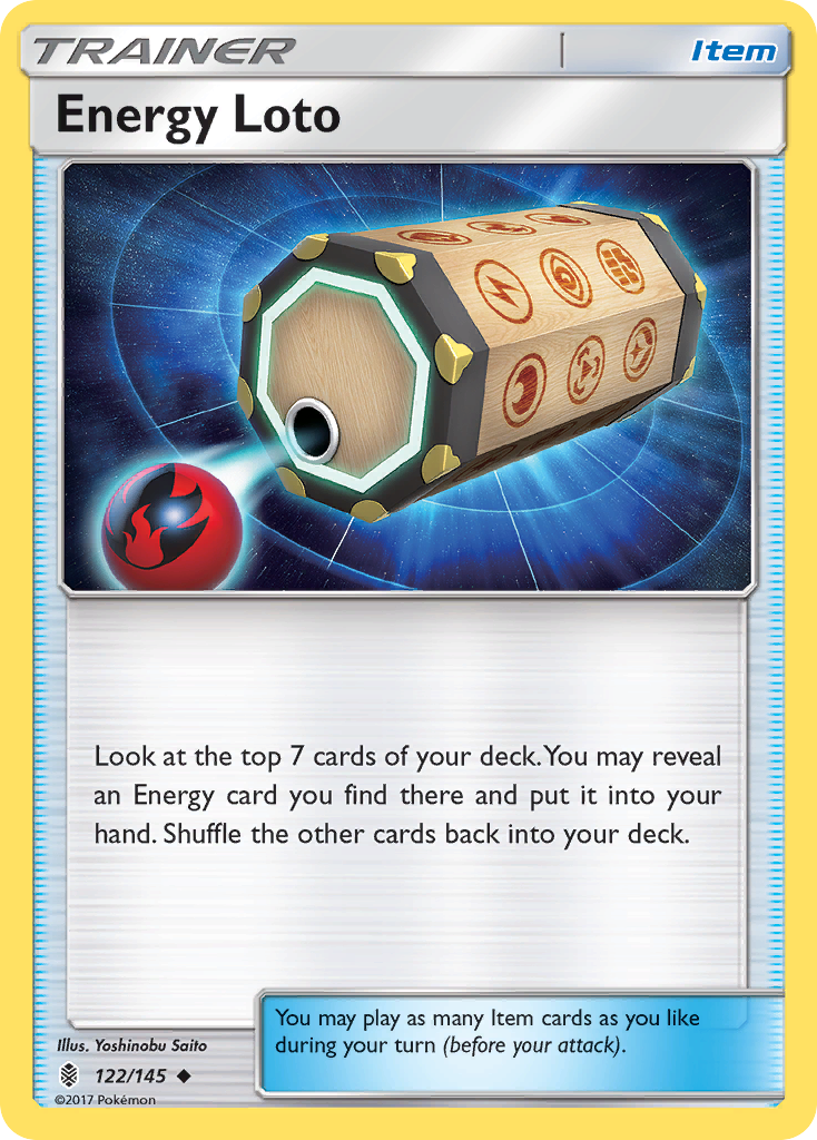 Energy Loto (122/145) [Sun & Moon: Guardians Rising] | Galactic Gamez