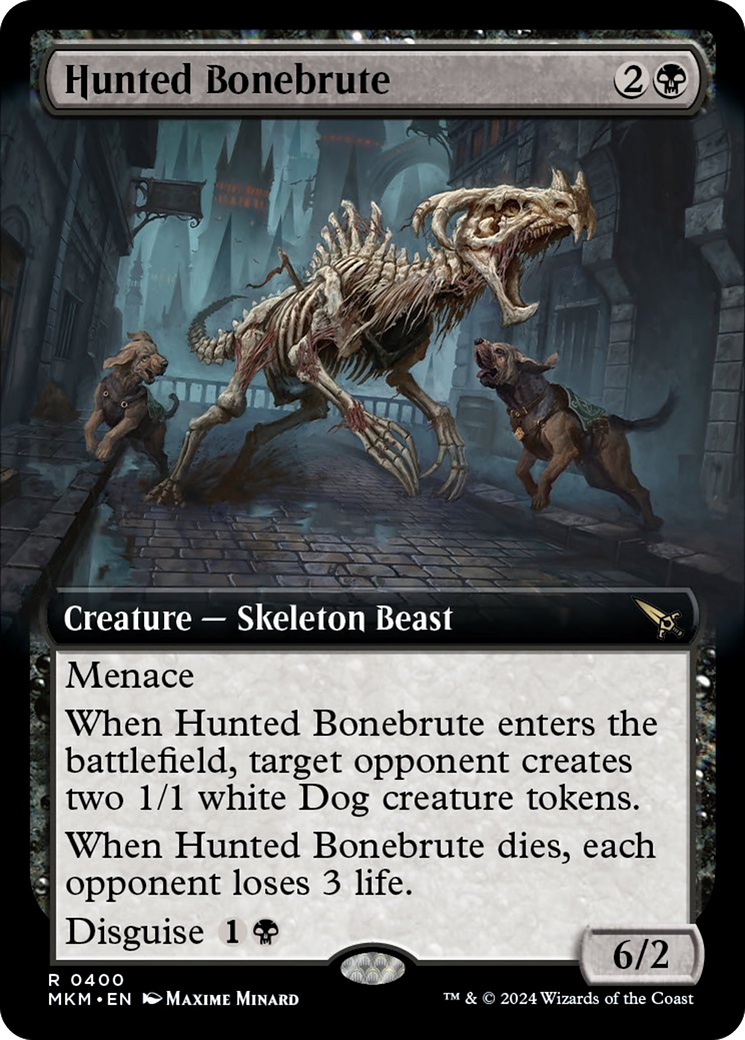 Hunted Bonebrute (Extended Art) [Murders at Karlov Manor] | Galactic Gamez