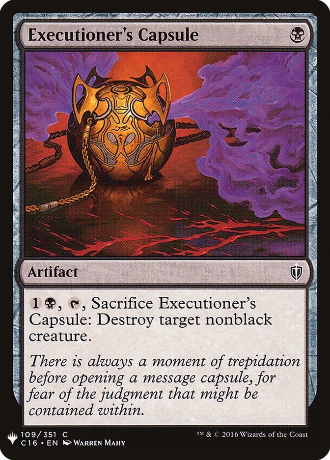 Executioner's Capsule [Mystery Booster] | Galactic Gamez