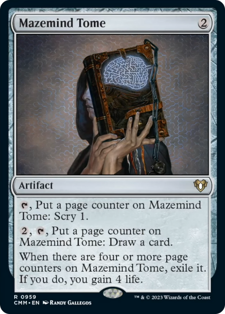 Mazemind Tome [Commander Masters] | Galactic Gamez